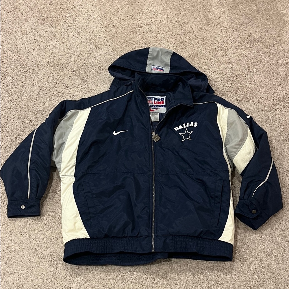Vintage 90s Nike Pro Line Dallas Cowboys Jacket